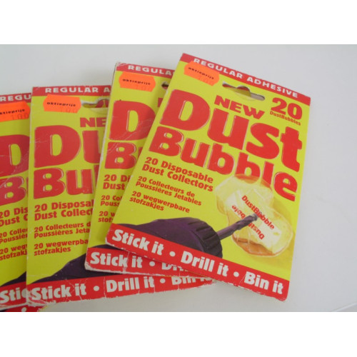 Dust bubble  Afval opvangzakjes voor tijdens boren 6 stuks 