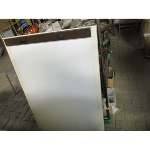 ijzeren whiteboard flipover in hoogte verstelbaar
