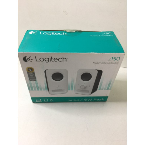 Multimedia speakers, merk Logitech, type Z150, kleur wit.