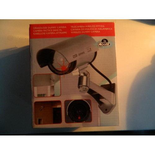 Draadloze Dummy Camera met knipperende LED - lamp .