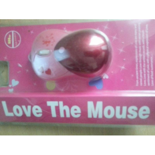 kids pc muis roze love the mouse 