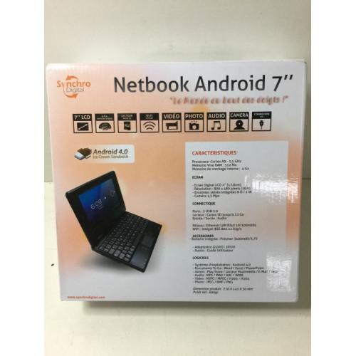 Netbook Android 7'' , Android 4.0.