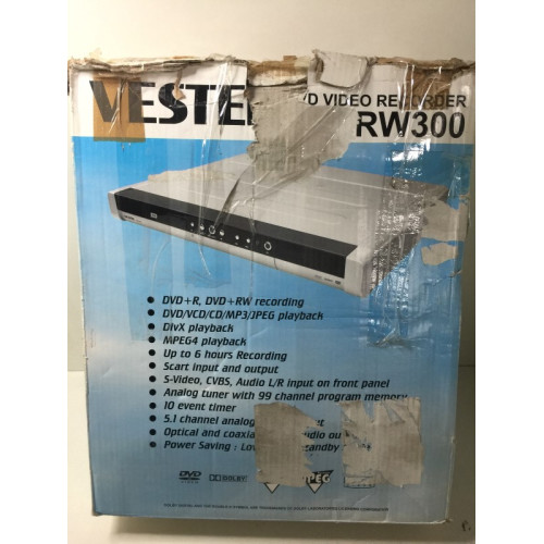 Video recorder, merk Vestel, RW300.