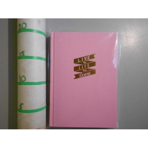 luxe notitieboek met lijntjes rose