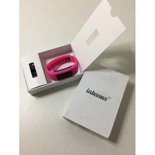 Sportbracelet, merk Inkasus, kleur roze, exclusief batterij.