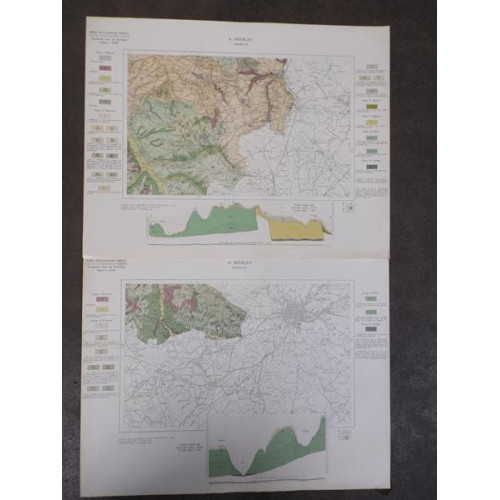 Geologische kaarten Heerlen-Vaals 1942 (2x) (2x)