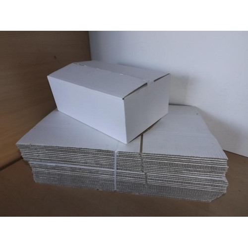 Kartonnen vouwdozen wit (30x)