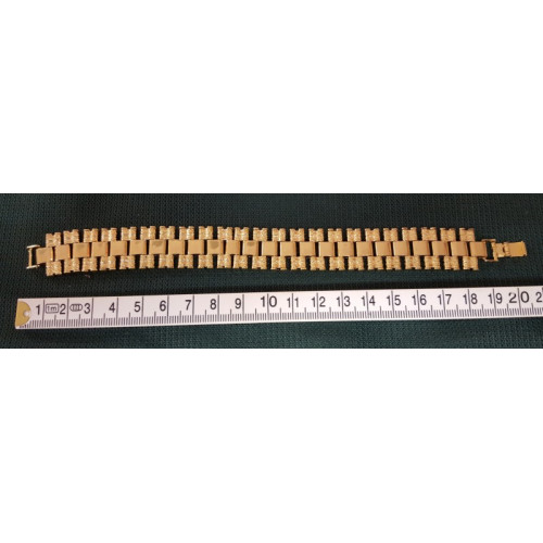 Armband, double, lengte 18 cm, breedte 18 mm