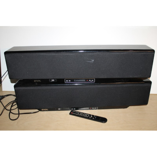 Enox speaker 2 stuks 1 met afstandsbediening