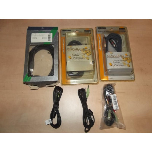 Audio-video kabels (6x)