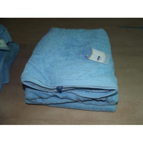Blauwe katoenen handdoeken 100x150cm (3x)