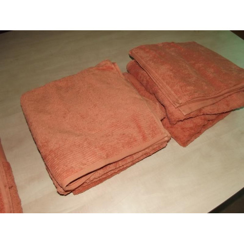 Bruine katoenen handdoeken 70x140cm (6x)