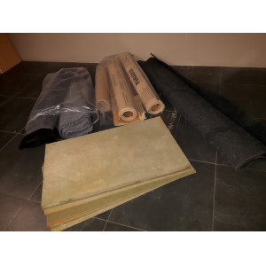 Diverse vloer isolatie materiaal