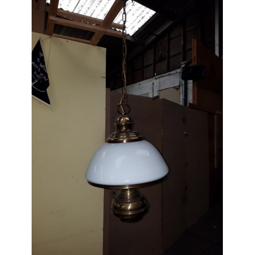 Bronzen hanglamp met aantal 1 stuks.