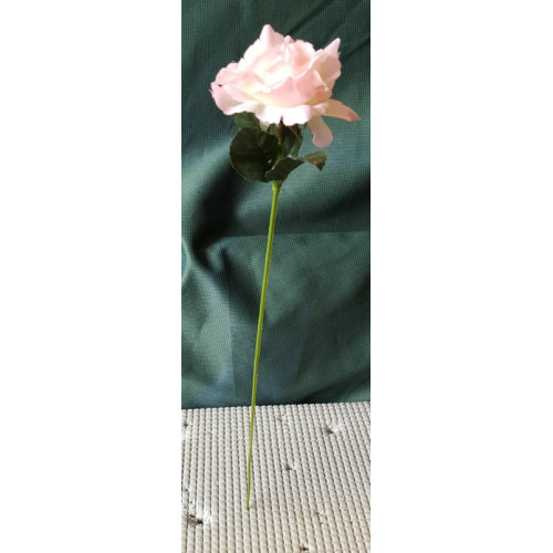 Zijde bloemen, lengte 45 cm, roos 6 cm doorsnede, 10 stuks