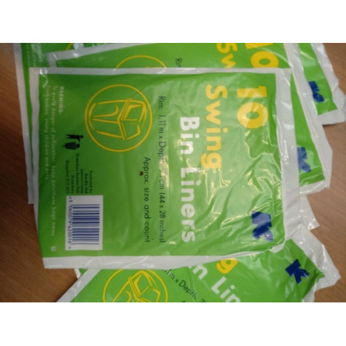 Plastick zakken pedaal vorm 5x10 stuks