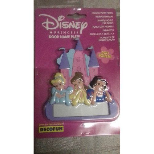 Disney princessen deur naam bordje