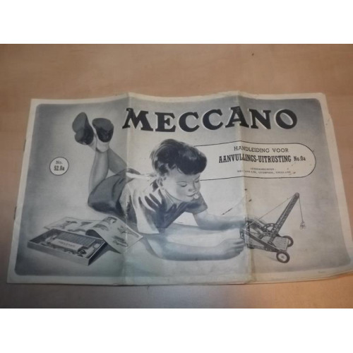 Vintage Meccano handleiding 1952