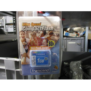 Compact flash card 1 GB transcend