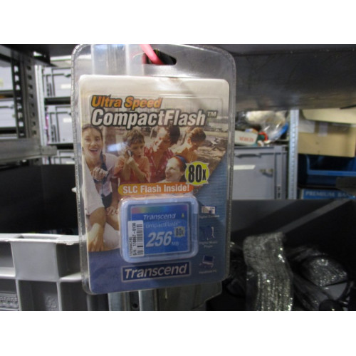 Compact flash card 256 mb transcend