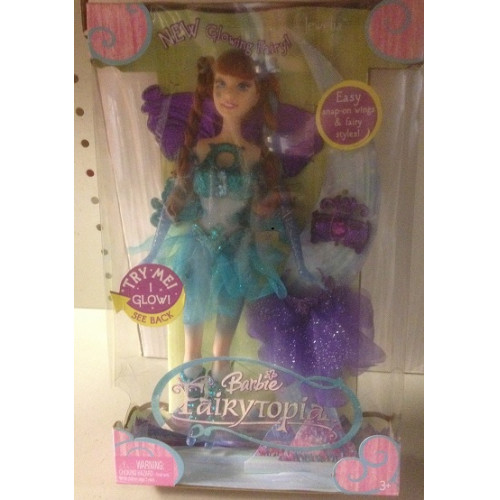 Barbie pop Fairy Topia  doos in de hoek iets stuk