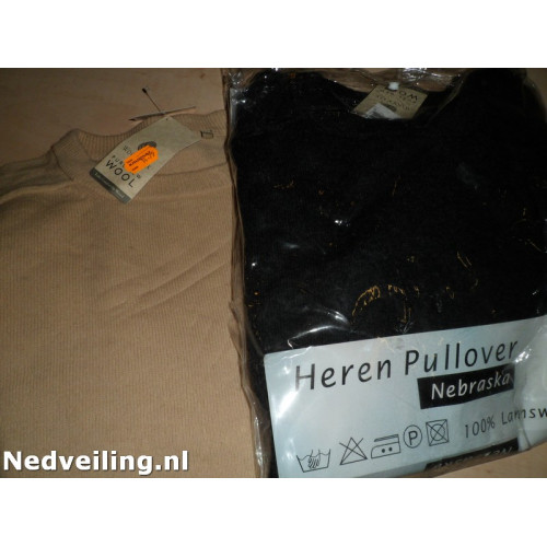 2x Heren pullover wol XL + XXL 