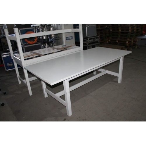 Keuken / kantoor tafel uitschuifbaar 267x100 cm zonder tussenstuk 220x 100 cm 