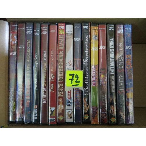 18+ DVD 15 verschillende dvd's