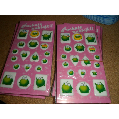 100 vel puffy stickers 