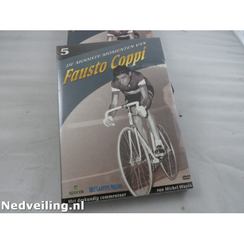 50x DVD de mooiste momenten van Fausto Coppi