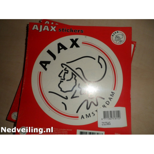 25x AJAX Stickers 13cm 