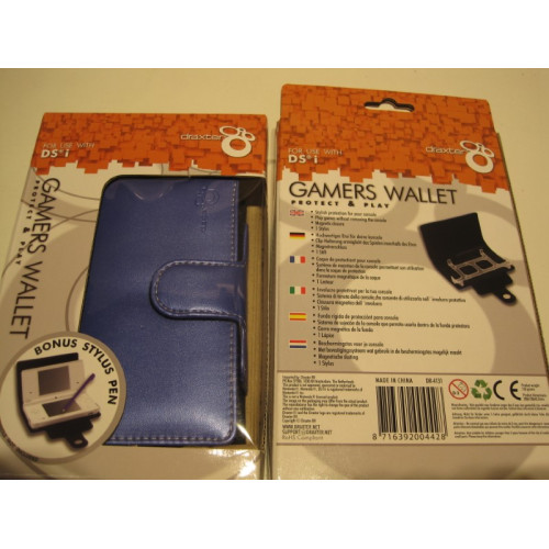 10x Gamers Wallet voor Nitendo DSi blauw