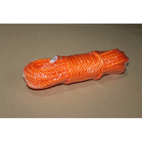Oranje touw 6 mm 10 meter  12 stuks VAK 143