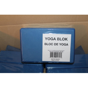 Yoga blok blauw 8 stuks