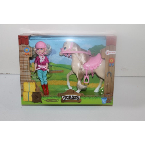 Speelgoed set paard in doos 1 set