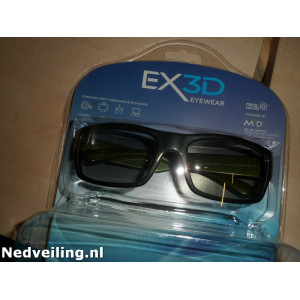 48x 3D bril + zonnebril in 1 