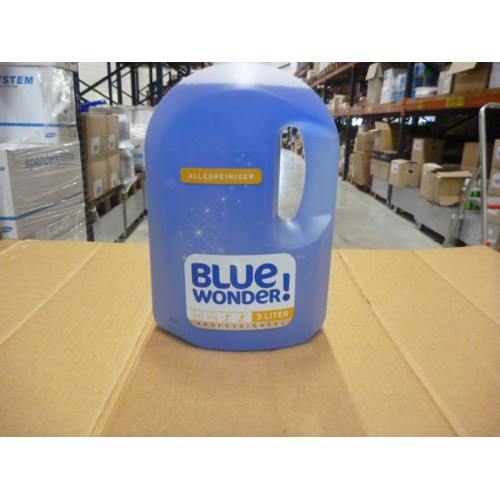 Blue Wonder allesreiniger 1 doos 4 x 3 liter