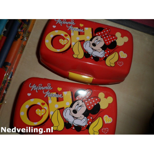 4x Minnie Mouse lunchbox 