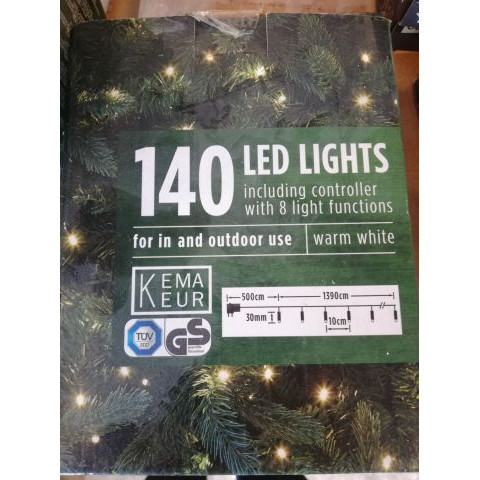 Led verlichting kerst 140 lampjes