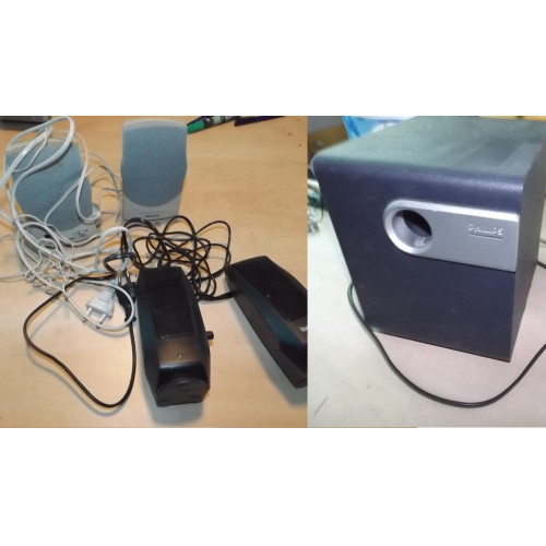 Multimedia speakersets (2 sets) + subwoofer