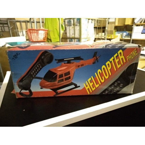 Helikopter telefoon nieuw in doos doos bkeus