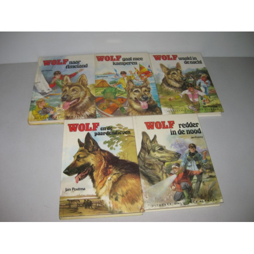 5 kinderleesboeken Wolf