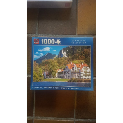 king puzzel landschap collection 1000 stukjes 1 x gelecht aantal 1 stuks.