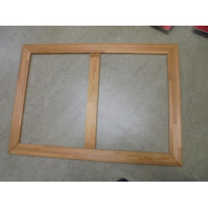 2 houten display frame