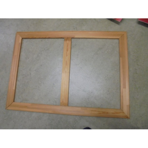 2 houten display frame