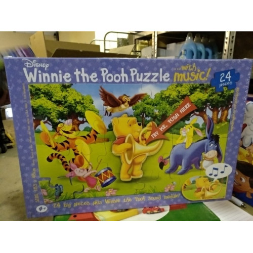 Puzzle met muziek  pooh 1 stuks vk 63
