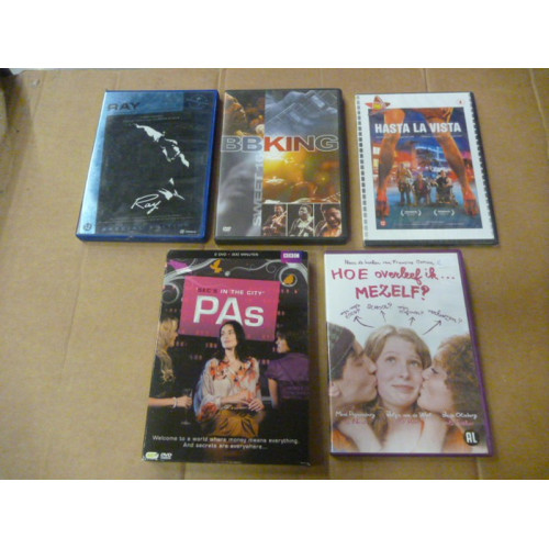 DVD  selectie van 5 stuks