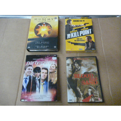 DVD selectie van 4 stuks