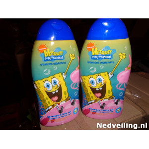 12x SpongeBob Shampoo en Badgel 300ML