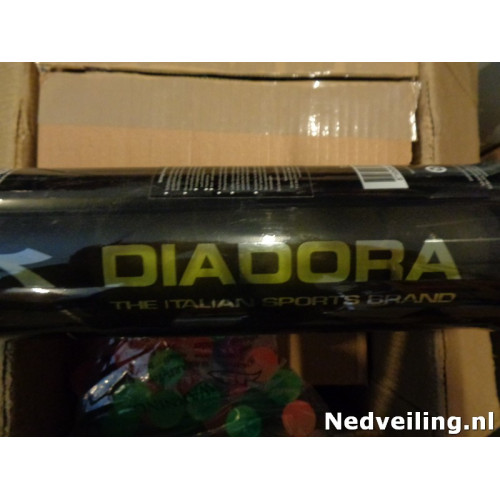 4x Diadora tennisballen in koker